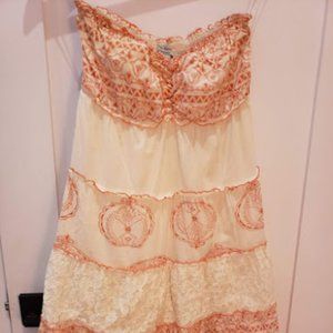 Guess Jeans strapless dress